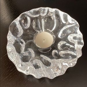 🕯Orrafors Crystal Tea Light Candle 🕯